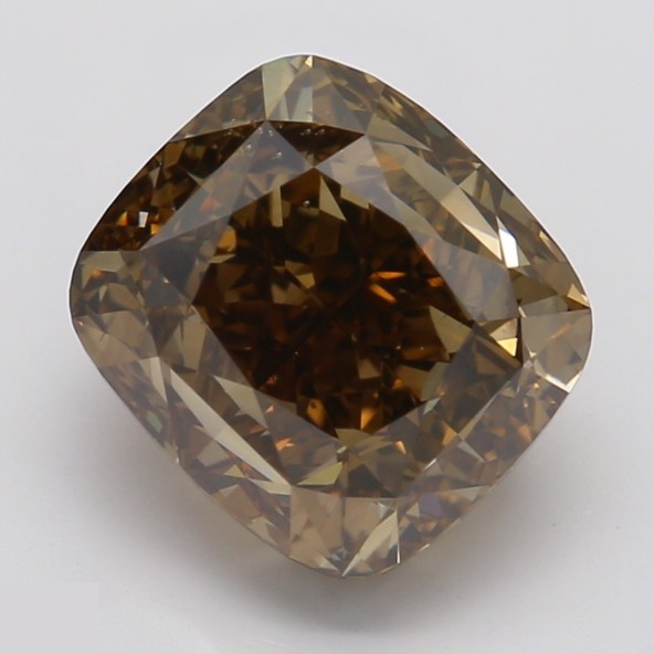Prírodný farebný diamant s GIA certifikatom cushion fancy dark tmavo žltkasto hnedý 2.62 ct SI1 6829000016_T9