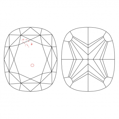 Prírodný farebný diamant s GIA certifikatom cushion fancy intense žltý 2.21 ct SI2 1829640141_Y6 2