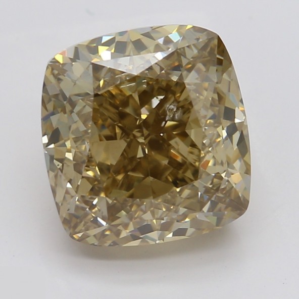 Prírodný farebný diamant s GIA certifikatom cushion fancy žltohnedý 2.55 ct SI2 8841890048_T5