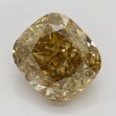 Farebný diamant cushion, fancy hnedožltý, 2,02ct, GIA