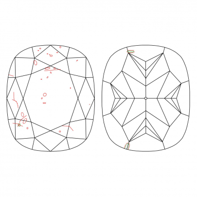 Prírodný farebný diamant s GIA certifikatom cushion fancy hnedožltý 2.02 ct SI2 1828230201_Y5 2