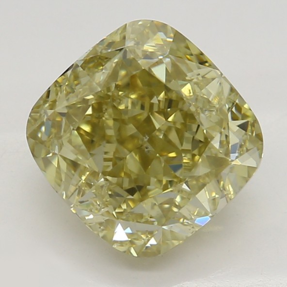 Prírodný farebný diamant s GIA certifikatom cushion fancy deep hlboko nahnedlo nazelenalo žltý 2.03 ct SI2 9830200499_Y8