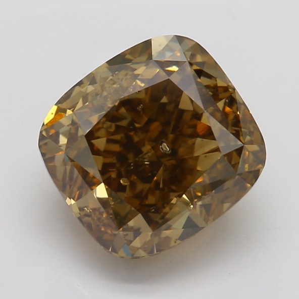 Prírodný farebný diamant s GIA certifikatom cushion fancy dark tmavo hnedý 2.01 ct SI2 8828440088_T9