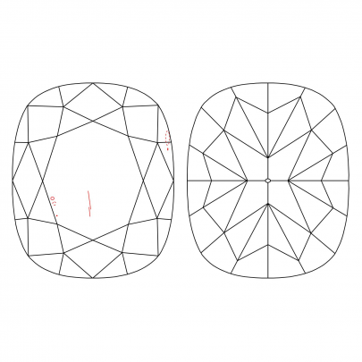 Prírodný farebný diamant s GIA certifikatom cushion fancy žltý 1.70 ct VS2 8830660508_Y5 2
