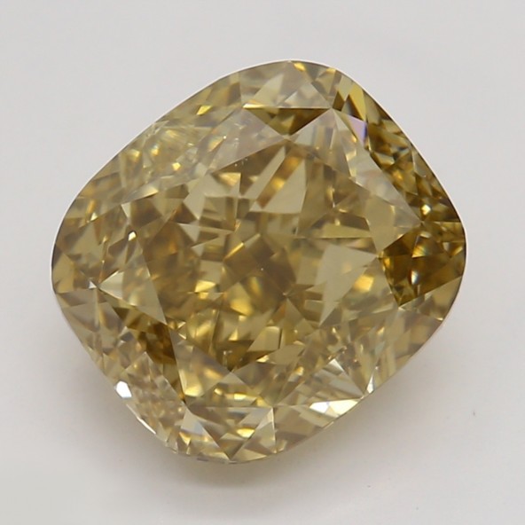 Prírodný farebný diamant s GIA certifikatom cushion fancy žltohnedý 1.82 ct VS2 6828800336_T5