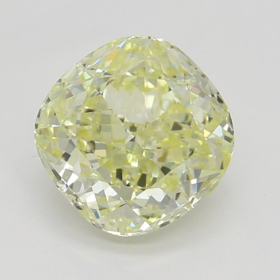 Prírodný farebný diamant s GIA certifikatom cushion fancy light žltý 1.65 ct SI1 9827930329_Y4