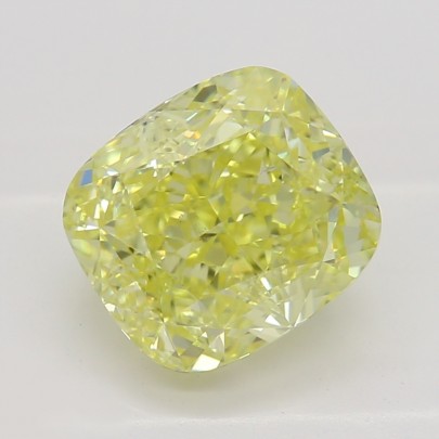Prírodný farebný diamant s GIA certifikatom cushion fancy intense žltý 1.67 ct SI1 6827220176_Y6