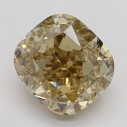 Farebný diamant cushion, fancy žltohnedý, 1,51ct, GIA