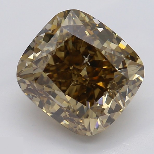 Prírodný farebný diamant s GIA certifikatom cushion fancy dark tmavo hnedý 1.62 ct SI1 2828440042_T9