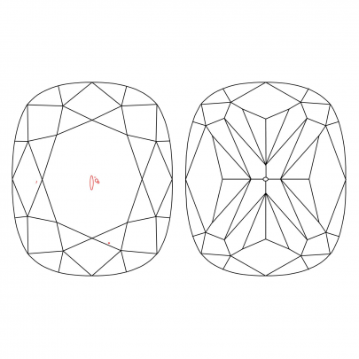 Prírodný farebný diamant s GIA certifikatom cushion fancy sivozeleno žltý 1.71 ct SI1 8830040308_Y5 2