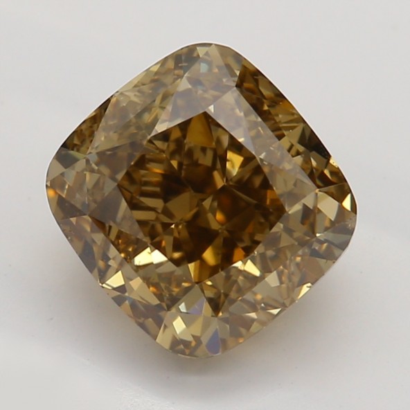 Prírodný farebný diamant s GIA certifikatom cushion fancy dark tmavo žlto hnedý 1.65 ct SI1 6828440006_T9