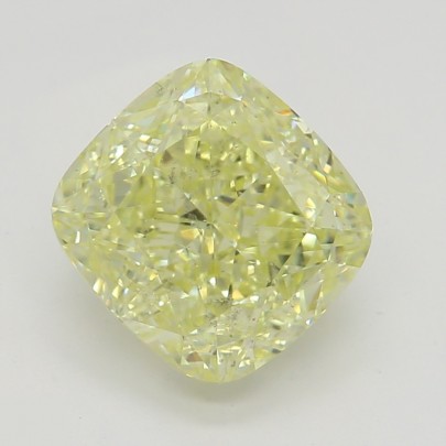 Prírodný farebný diamant s GIA certifikatom cushion fancy žltý 1.67 ct SI2 2827820002_Y5