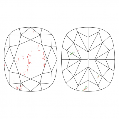 Prírodný farebný diamant s GIA certifikatom cushion fancy hnedožltý 1.81 ct SI2 8827080128_Y5 2