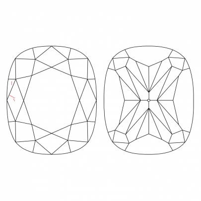 Prírodný farebný diamant s GIA certifikatom cushion fancy intense žltý 1.01 ct VS2 3829600153_Y6 2