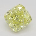 Farebný diamant cushion, fancy intense žltý, 1,18ct, GIA