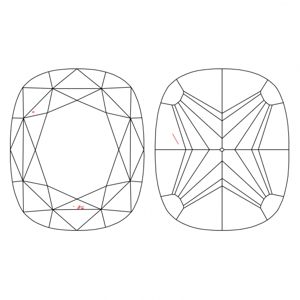 Inkluzie a cistota v prirodnom farebnom diamante cushion fancy intense žltý 1.18 ct VS2 3830070473_Y6 Inkluzie a cistota v prirodnom farebnom diamante cushion fancy intense žltý 1.18 ct VS2 3830070473_Y6