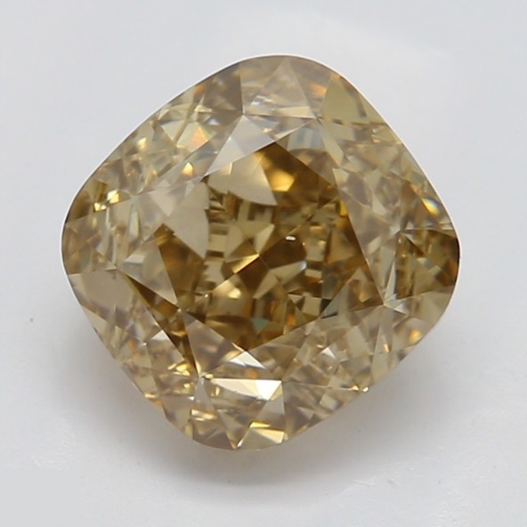 Prírodný farebný diamant s GIA certifikatom cushion fancy žltohnedý 1.30 ct VS2 9841740019_T5