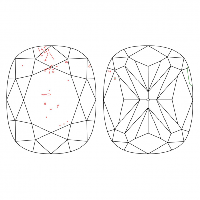 Prírodný farebný diamant s GIA certifikatom cushion fancy intense žltý 1.01 ct SI1 6828920636_Y6 2