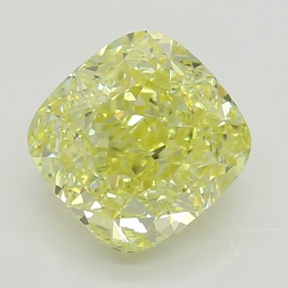Prírodný farebný diamant s GIA certifikatom cushion fancy intense žltý 1.02 ct SI1 1829540121_Y6