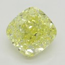 Farebný diamant cushion, fancy intense žltý, 1,02ct, GIA