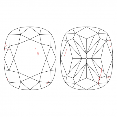 Prírodný farebný diamant s GIA certifikatom cushion fancy intense žltý 1.03 ct SI1 7826470167_Y6 2