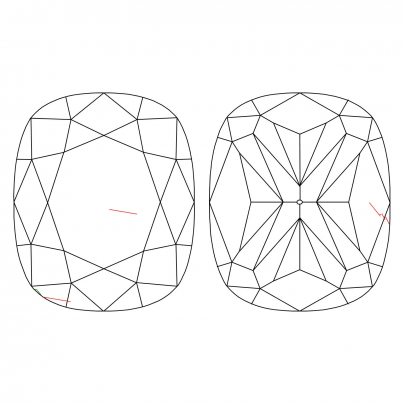 Prírodný farebný diamant s GIA certifikatom cushion fancy intense žltý 1.41 ct SI1 9826570299_Y6 2