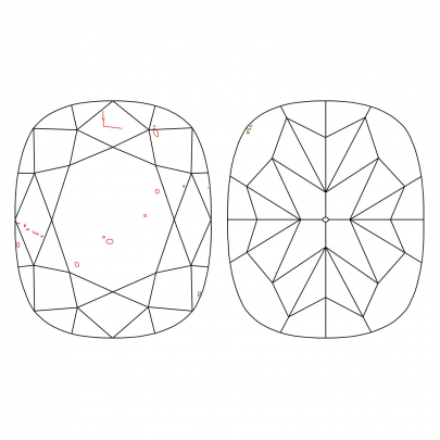 Prírodný farebný diamant s GIA certifikatom cushion fancy s nahnedlo žltou farbou 1.00 ct SI1 3842570173_Y5 2