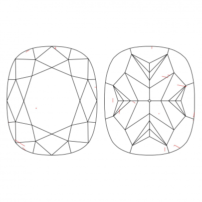 Prírodný farebný diamant s GIA certifikatom cushion fancy hnedožltý 1.02 ct SI1 4826470074_Y5 2