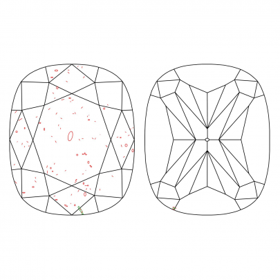 Prírodný farebný diamant s GIA certifikatom cushion fancy hnedožltý 1.15 ct SI1 9825150109_Y5 2