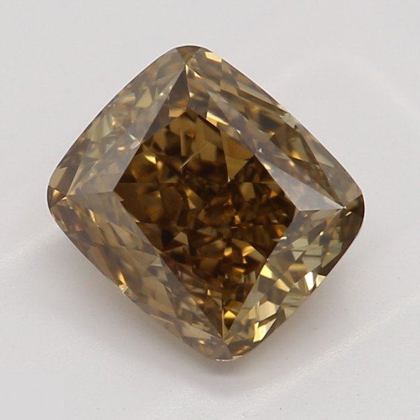 Prírodný farebný diamant s GIA certifikatom cushion fancy dark tmavo žltkasto hnedý 1.21 ct SI1 6827080066_T9