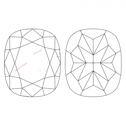 Prírodný farebný diamant s GIA certifikatom cushion fancy žltý 1.04 ct SI2 6851560006_Y5 2