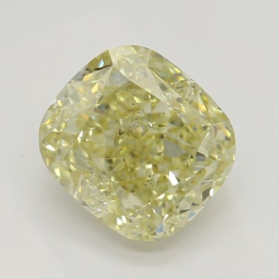 Prírodný farebný diamant s GIA certifikatom cushion fancy žltý 1.10 ct SI2 1851510051_Y5