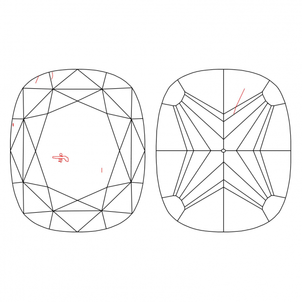 Inkluzie a cistota v prirodnom farebnom diamante cushion fancy žltý 1.15 ct SI2 9827860369_Y5 Inkluzie a cistota v prirodnom farebnom diamante cushion fancy žltý 1.15 ct SI2 9827860369_Y5