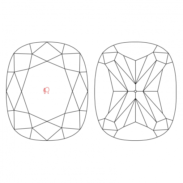 Inkluzie a cistota v prirodnom farebnom diamante cushion fancy žltý 1.17 ct SI2 5825980055_Y5 Inkluzie a cistota v prirodnom farebnom diamante cushion fancy žltý 1.17 ct SI2 5825980055_Y5