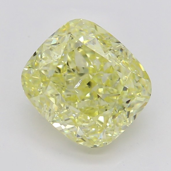 Prírodný farebný diamant s GIA certifikatom cushion fancy žltý 1.41 ct SI2 6828570136_Y5