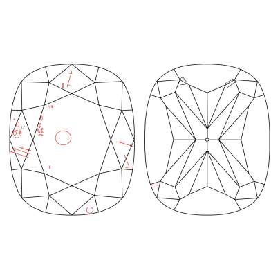 Prírodný farebný diamant s GIA certifikatom cushion fancy intense žltý 1.02 ct SI2 3830960743_Y6 2