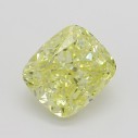 Farebný diamant cushion, fancy intense žltý, 1,03ct, GIA