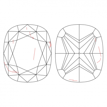 Prírodný farebný diamant s GIA certifikatom cushion fancy s nahnedlo žltou farbou 1.11 ct SI2 4851640054_Y5 2