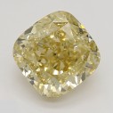 Farebný diamant cushion, fancy hnedožltý, 1,01ct, GIA