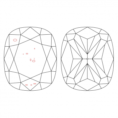Prírodný farebný diamant s GIA certifikatom cushion fancy hnedožltý 1.01 ct SI2 4828110474_Y5 2