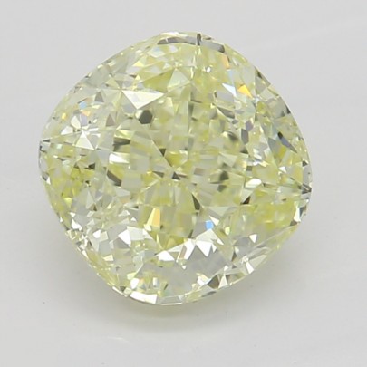 Prírodný farebný diamant s GIA certifikatom cushion fancy light žltý 0.90 ct VS2 3828130483_Y4