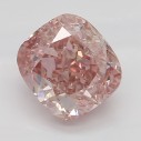 Farebný diamant cushion, fancy intense ružový, 0,76ct, GIA