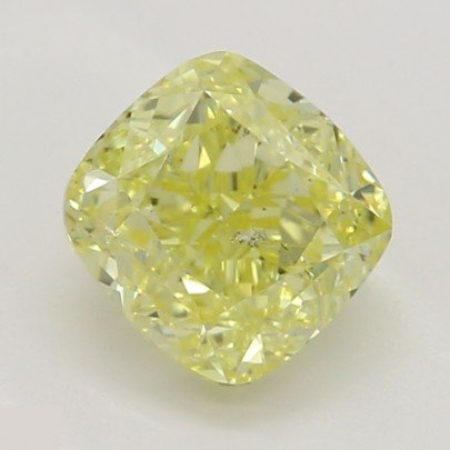 Prírodný farebný diamant s GIA certifikatom cushion fancy intense žltý 0.72 ct SI2 1828920320_Y6