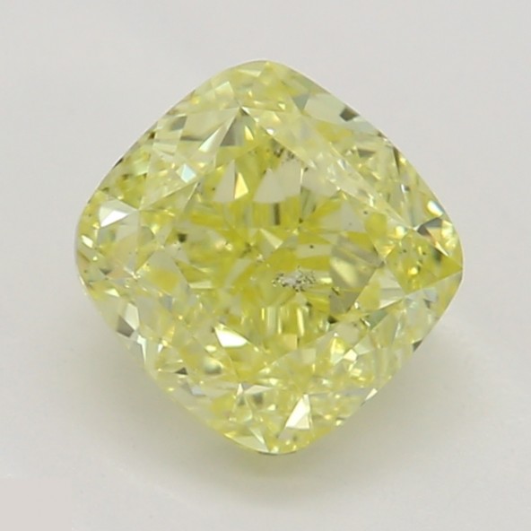 Prírodný farebný diamant s GIA certifikatom cushion fancy intense žltý 0.72 ct SI2 1828920320_Y6 Prírodný farebný diamant s GIA certifikatom cushion fancy intense žltý 0.72 ct SI2 1828920320_Y6