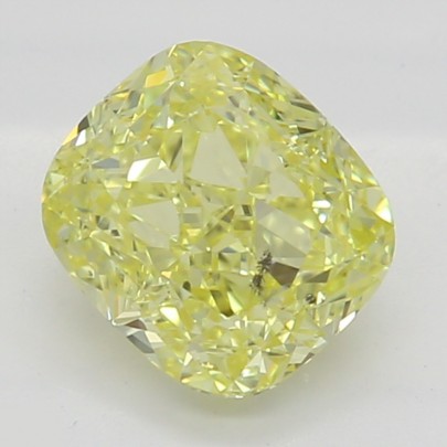Prírodný farebný diamant s GIA certifikatom cushion fancy intense žltý 0.76 ct SI2 1828750840_Y6