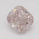 Farebný diamant cushion, fancy hnedoružový, 0,58ct, GIA