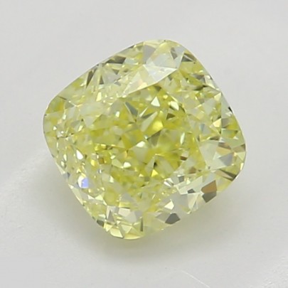 Prírodný farebný diamant s GIA certifikatom cushion fancy intense žltý 0.51 ct SI1 2829540192_Y6