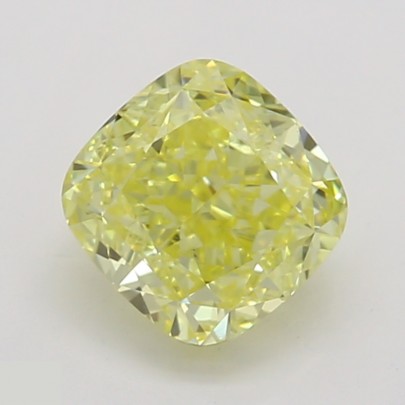 Prírodný farebný diamant s GIA certifikatom cushion fancy intense žltý 0.55 ct SI1 8828920638_Y6