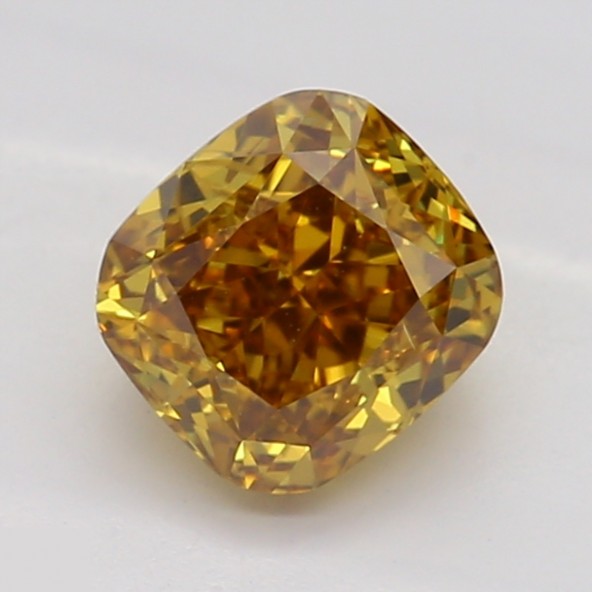 Prírodný farebný diamant s GIA certifikatom cushion fancy deep hlboká nahnedlo oranžovo žltý 0.55 ct SI1 3841930023_Y8 Prírodný farebný diamant s GIA certifikatom cushion fancy deep hlboká nahnedlo oranžovo žltý 0.55 ct SI1 3841930023_Y8