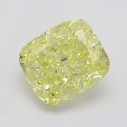 Farebný diamant cushion, fancy intense žltý, 0,53ct, GIA